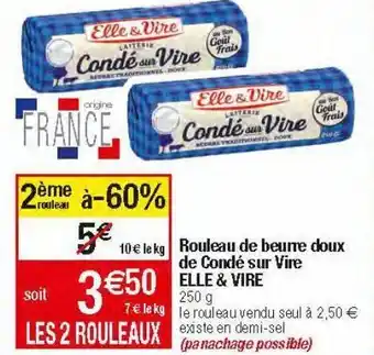 Migros Beurre elle & vire offre