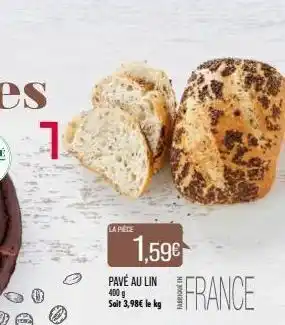 Match Pavé au lin offre