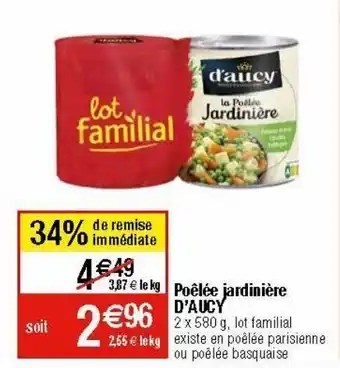 Migros Poêle d'aucy offre