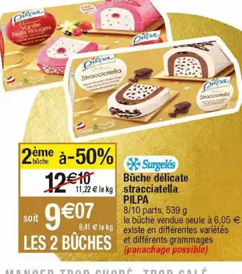 Migros Bûche de noël pilpa offre