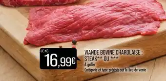 Match Viande bovine offre