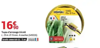 Bricorama Tuyau d'arrosage tricoté offre