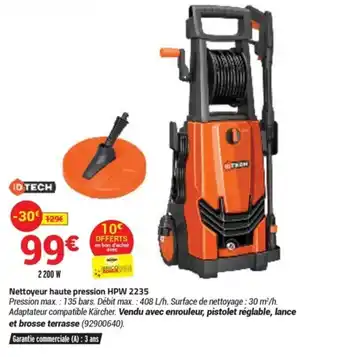 Bricorama Nettoyeur haute pression hpw 2235 offre
