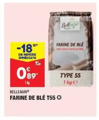ALDI Farine de blé t55 belleagri offre