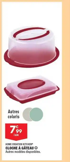 ALDI Cloche à gâteau home création kitchen offre
