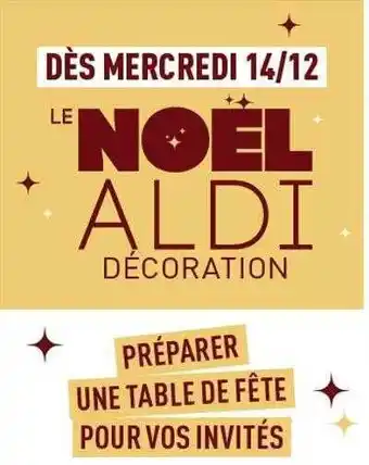 ALDI Le noël aldi décoration offre