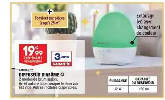 ALDI Diffuseur d'arôme ambiano offre