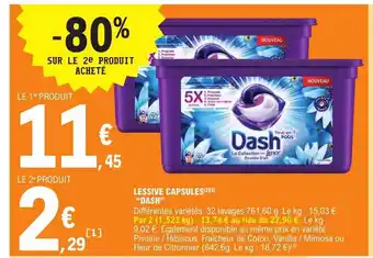 E.Leclerc Lessive capsules offre