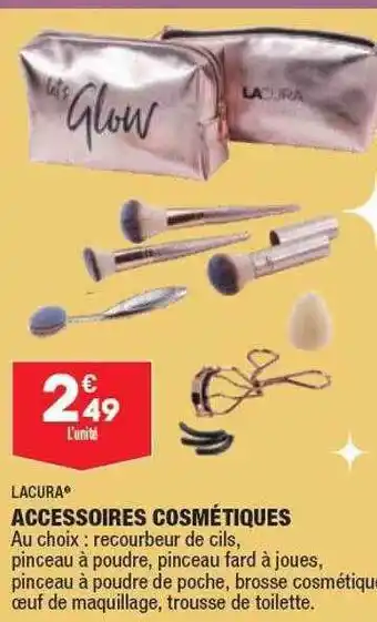 ALDI Accessoires cosmétiques lacura offre