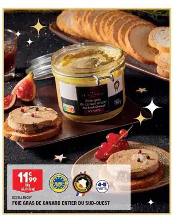 ALDI Foie gras de canard entier du sud-ouest excellence offre