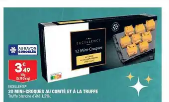 ALDI 20 mini-croques au comté et à la truffe excellence offre
