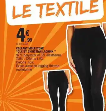 E.Leclerc Collant molletoné offre