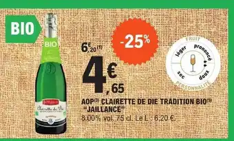 E.Leclerc Aop clairette de die tradition bio offre