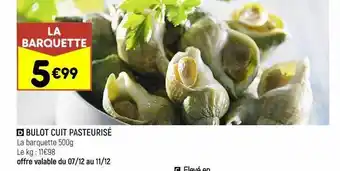 Bulot cuit pasteurisé