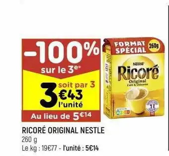 Ricoré original nestlé