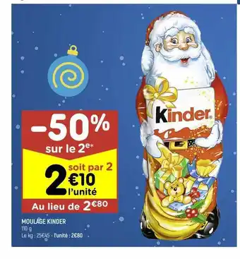 Leader Price Moulage kinder offre