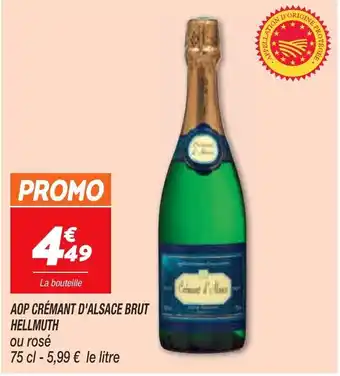 Netto AOP Crémant D'Alsace Brut Hellmuth offre