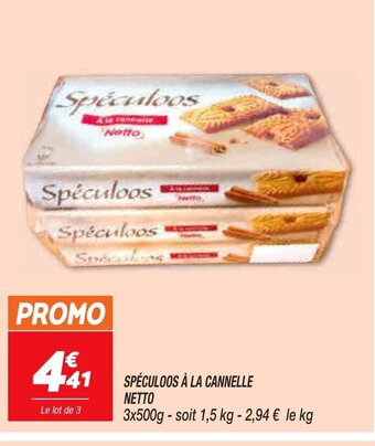 Netto Spéculoos à La Cannelle offre