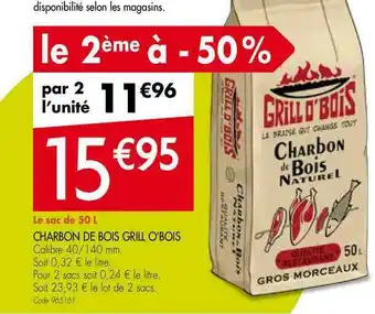 Charbon De Bois Grill O'bois Le 2Ăšme Ă -50%