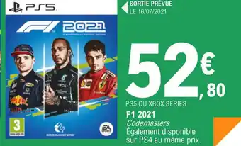 E.Leclerc Ps5 Ou Xbox Series F1 2021 offre