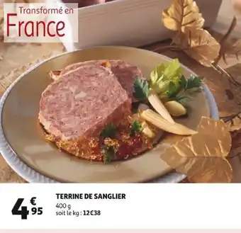 Auchan Terrine de Sanglier offre