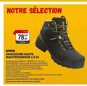 Chaussure Haute Maccrossroad 3.0 S3 Uvex