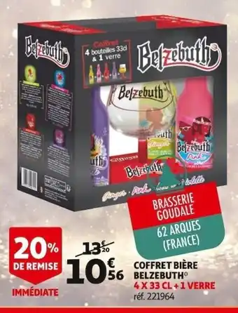Auchan Coffret Bière Belzebuth° offre