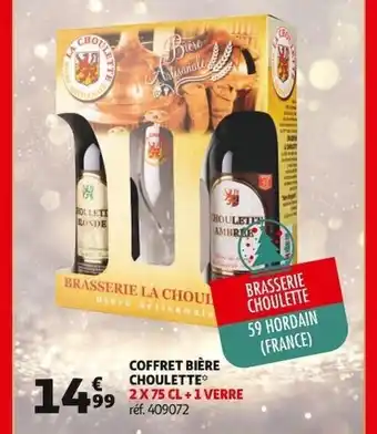 Auchan Coffret Bière Choulette offre