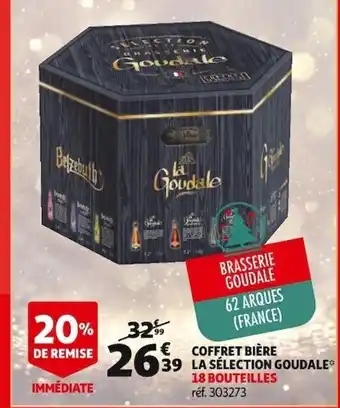 Auchan Coffret Bière La Sélection Goudale offre