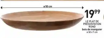 Stokomani Le Plat De Présentation Rond offre
