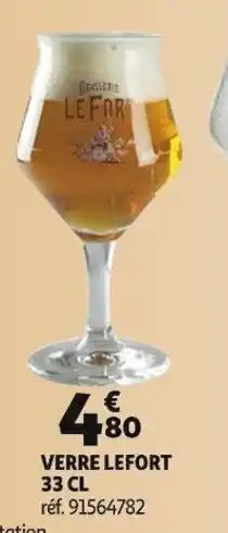 Verre Lefort 33CL