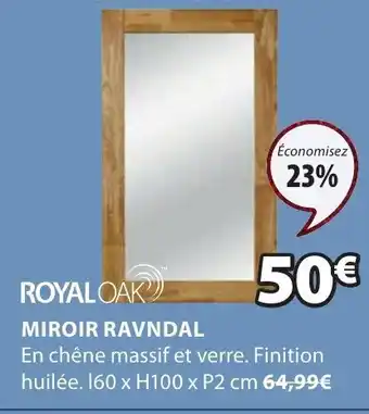 JYSK Miroir Ravndal offre