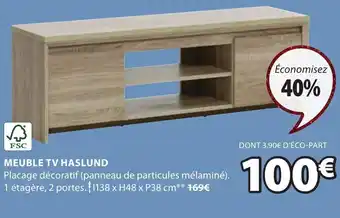 JYSK Meuble TV Haslund offre