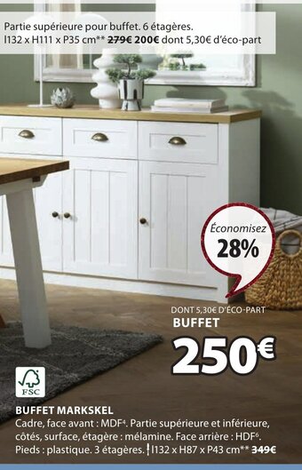 JYSK Buffet Markskel offre