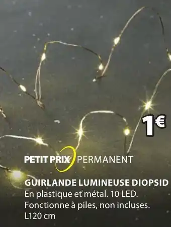 JYSK Guirlande Lumineuse Diopsid offre
