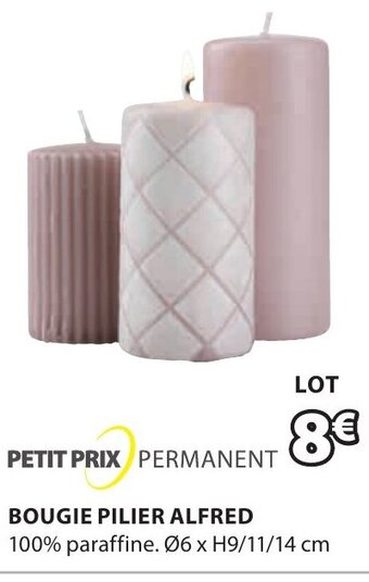 JYSK Bougie Pilier Alfred offre