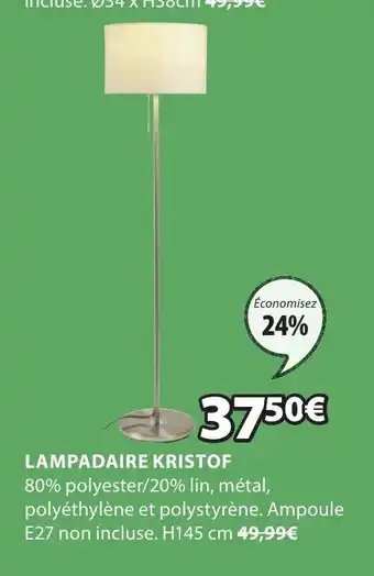 JYSK Lampadaire Kristof offre