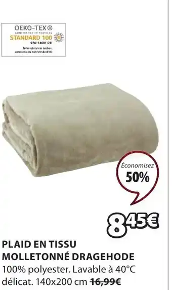 JYSK Plaid en Tissu Molletonné Dragehode offre