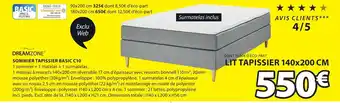 JYSK Sommier Tapissier Basic C10 offre