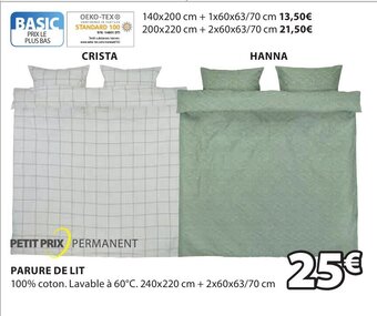 JYSK Parure de Lit offre