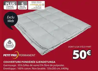 JYSK Couverture Pondérée Gjendetunga offre