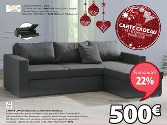 JYSK Canapé Convertible Avec Méridienne Marslev offre