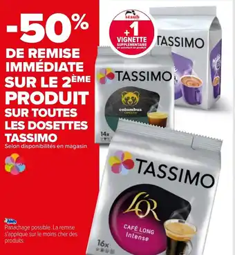 Carrefour Sur Toutes Les Dosettes Tassimo offre