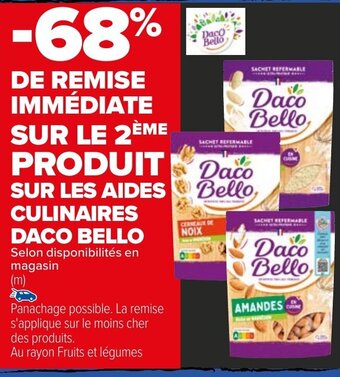 Carrefour Sur Les Aides Culinaires Daco Bello offre