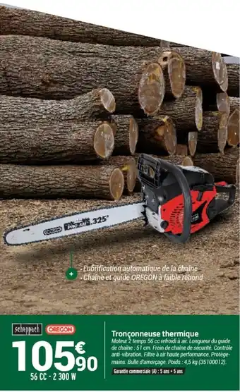 Bricorama Tronçonneuse thermique offre
