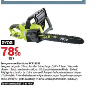 Bricorama Tronçonneuse électrique offre