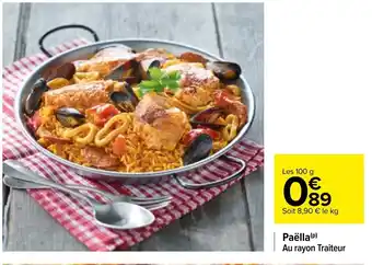 Carrefour Paëlla offre
