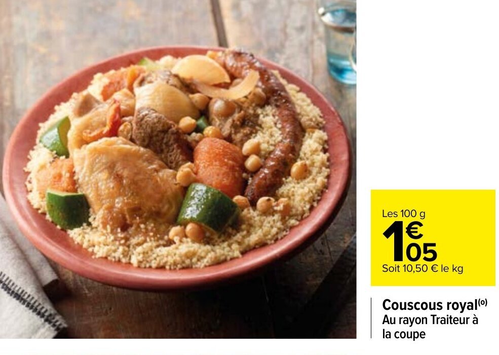 Promo Couscous Royal chez Carrefour