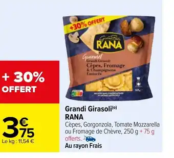 Carrefour Grandi Girasoli Rana offre