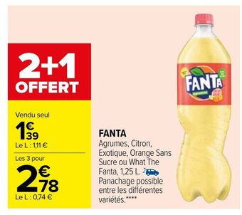 Carrefour Fanta offre